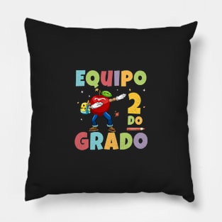 Equipo 2do Grado 1st Day of School Back To School Spanish Pillow