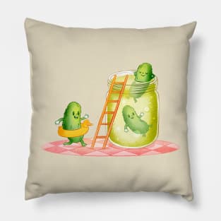 Pickles Funny jar Swim Pillow