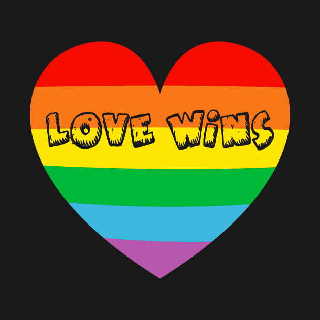 Love Wins, Love Wins design by Aratack Kinder