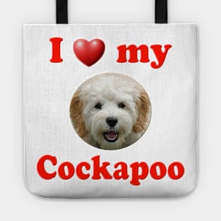 I Love My Cockapoo Tote