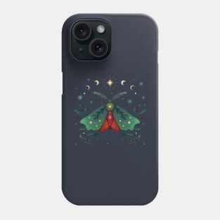 Christmas Moth Phone Case