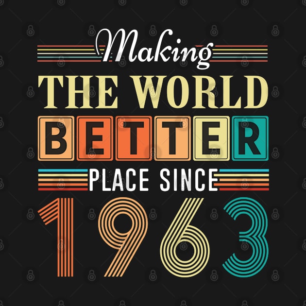 Birthday Making the world better place since 1963 by IngeniousMerch