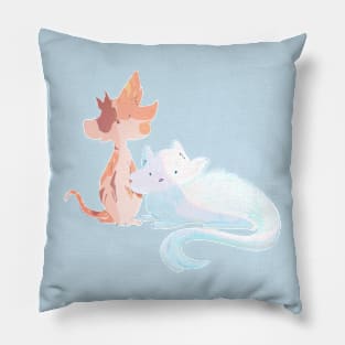 Brightheart and Cloudtail Pillow