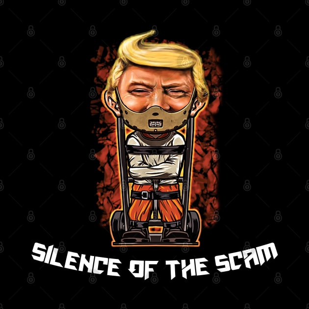 Silence of the Scam by Alema Art