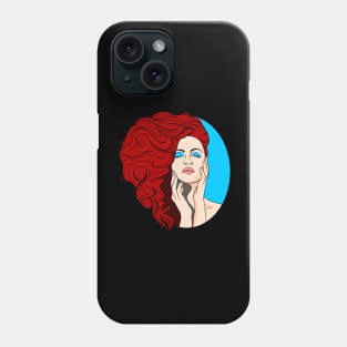 Redhead Woman Phone Case