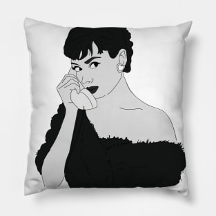 Black and White Pillow