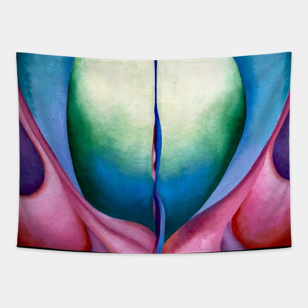 High Resolution Series 1 No. 8 by Georgia O'Keeffe Tapestry by tiokvadrat