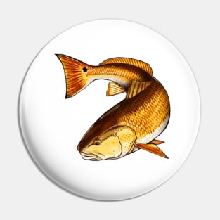 Redfish Fishing Lake River Fish Red Drum Channel Bass Puppy Drum Pin