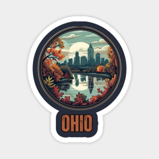 Ohio State USA Magnet