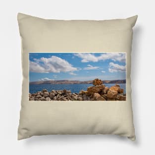 Croatian Coast at Karlobag Pillow