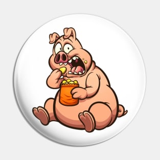 Greedy pig Pin