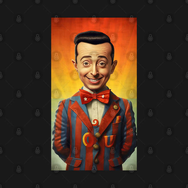 Pee Wee Herman art by Maverick Media