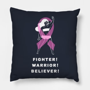 Breast Cancer Warrior Pillow