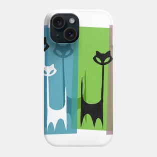 Kitty Cats Tuned In And Receiving Phone Case