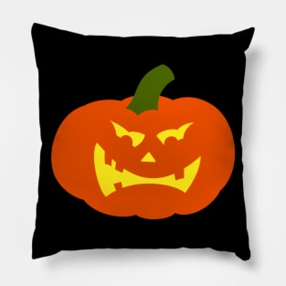 Halloween Funny Sad Pumpkin Face Pillow