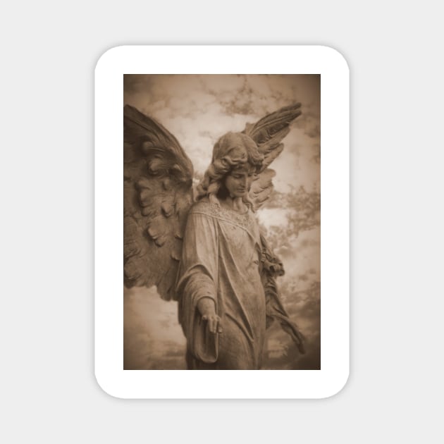 Angel Wings - Angel In The Clouds Magnet by JimDeFazioPhotography