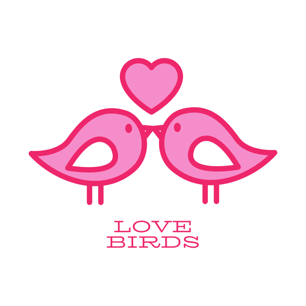 Valentine's Day Love Birds Lovebirds by nathalieaynie