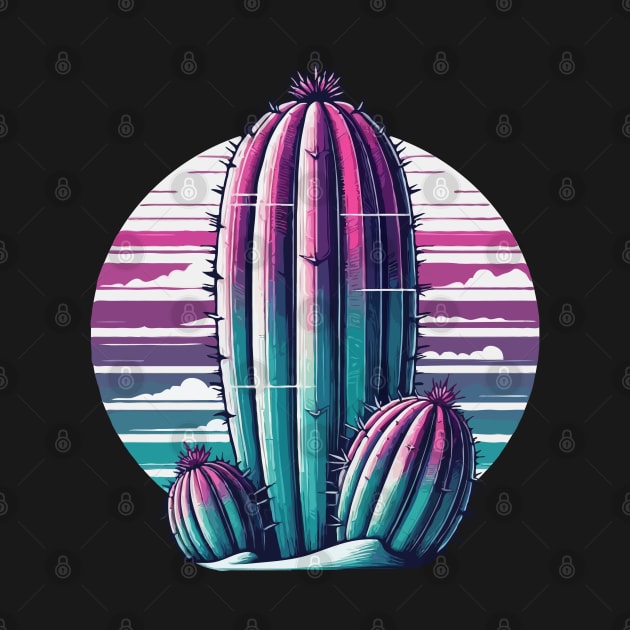 Purple Cactus by katzura