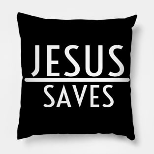 Jesus Saves Religious Christian Pillow