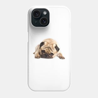 Cute Sleepy Pug Phone Case