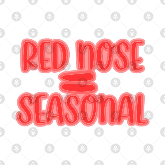 Red Nose = seasonal by Jokertoons