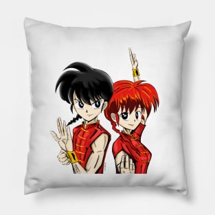 the ranma martial artist, half man half girl Pillow