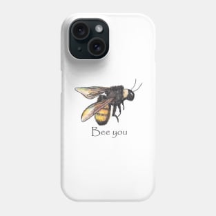 Bee you - watercolour painting Phone Case
