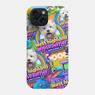 West highland terrier dog v2 Phone Case