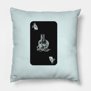 Memento Mori Poker [inverted] Pillow