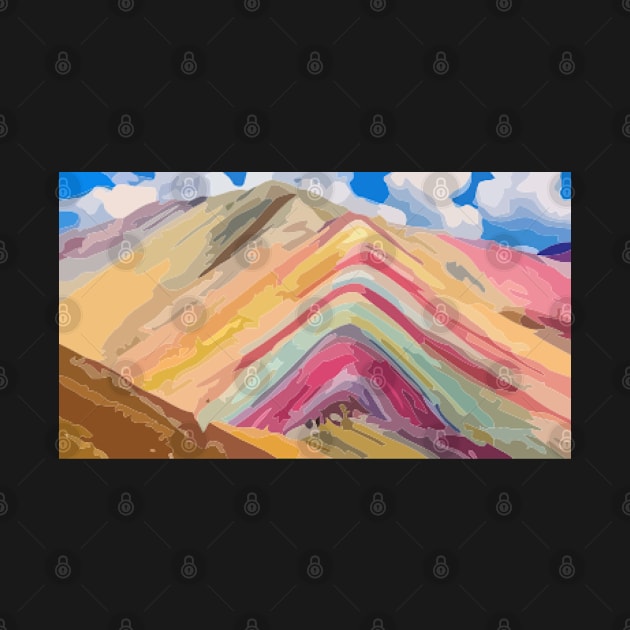 Vinicunca Vector Painting by gktb
