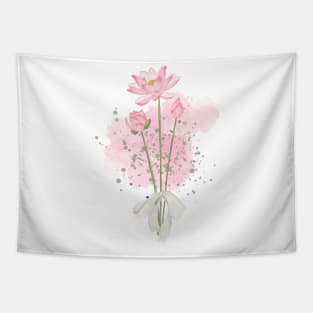 the lotus flower Tapestry