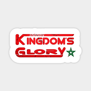 Morocco Proud Gift Glory Flag Moroccan Kingdom Magnet