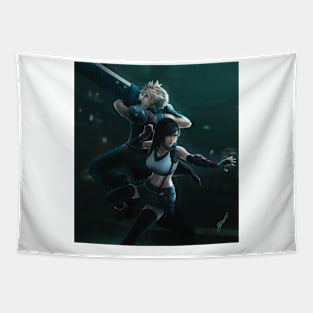 Final Fantasy Cloud & Tifa Tapestry