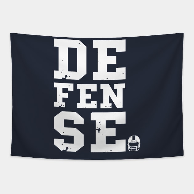 American Football Fan DEFENSE Football Fan Tapestry by atomguy