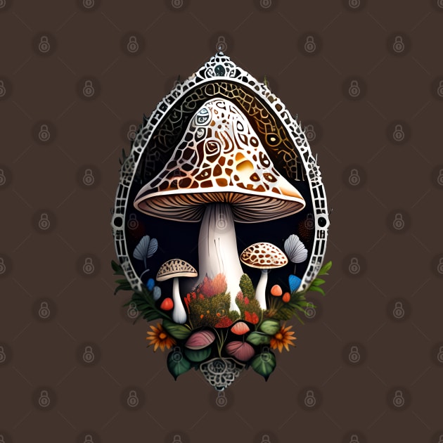 Mushroom Pendant by Xie