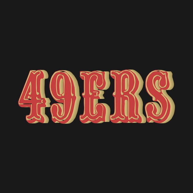 San Francisco 49ers Vintage by TheRelaxedWolf