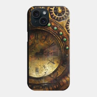 Steampunk Clock and Gears Phone Case