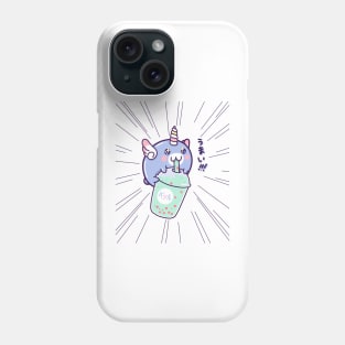 Kawaii Unicorn Milk Tea Phone Case