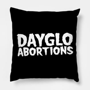 Dayglo Abortions Logo Pillow