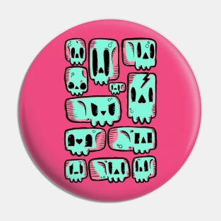 SKULLYZ (pastels) Pin