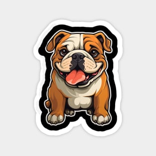 Cute Bulldog Dogs Funny English Bulldog Magnet