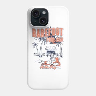 Barefoot Pool Bar at the Poly In Orlando Florida Distressed Look Phone Case