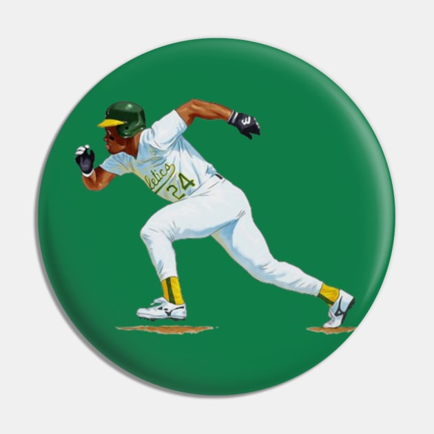 Rickey Henderson Oakland Athletics Art Print -  Hong Kong