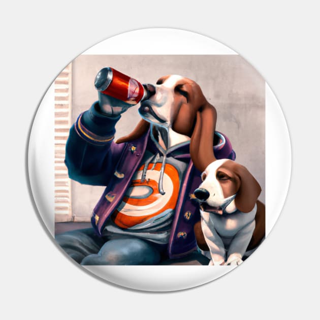 Father and son basset hounds Pin by GhostlierNation