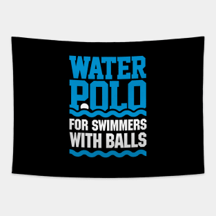 Water polo: for swimmers with balls Tapestry