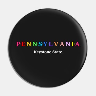 Pennsylvania, USA. Keystone State Pin