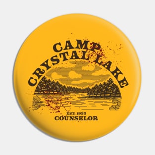 Camp Crystal Lake Counselor Pin