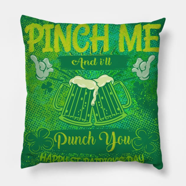 Pinch Me And I'll Punch You Pillow by valsymot