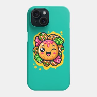 Super Cute Kawaii Takoyaki Octopus Balls Takoyaki Phone Case