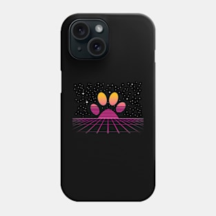 80's Sunset for Dog Lovers Phone Case